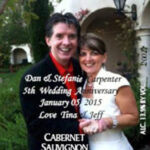 Wedding Custom Wine Label Sample